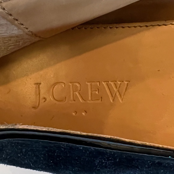 J. Crew Black Velvet Tassel Loafers, Preppy, Academia, Old Money, Size 9 - Picture 9 of 11